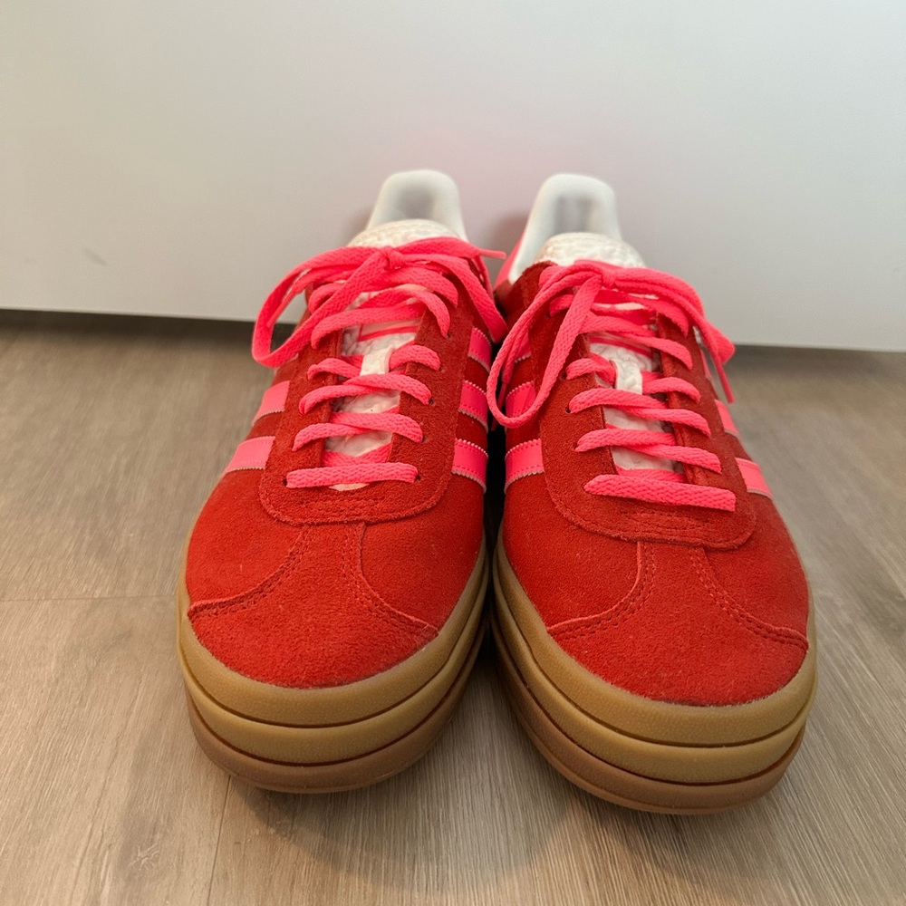 Adidas gazelle bold red and pink sneakers - Picture 4 of 6